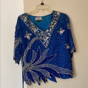 Vintage women’s beaded top